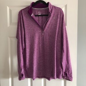 Nike Dri-fit long sleeve women’s quarter-zip